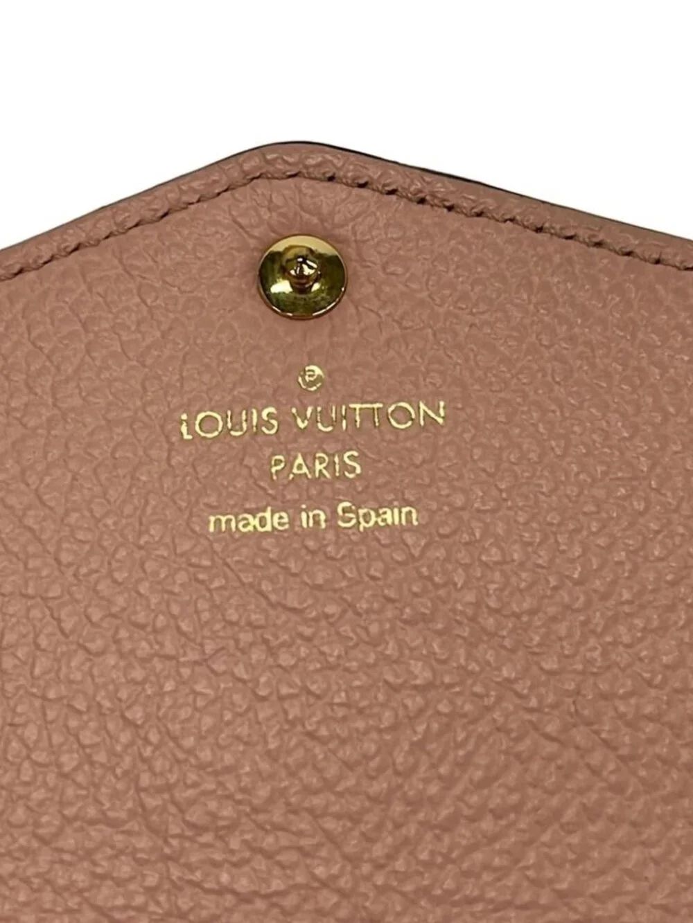 LOUIS VUITTON Portefeuille Sara M61291 Rose Ballerine Monogram Empreinte CA2148